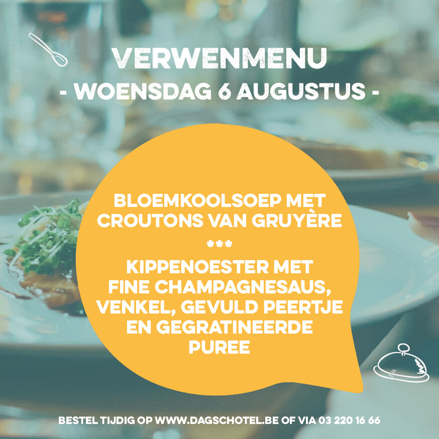 Verwenmenu 06/08/2025